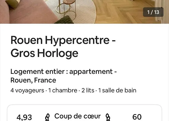 De Charme - Hypercentre Gros Horloge Rouen